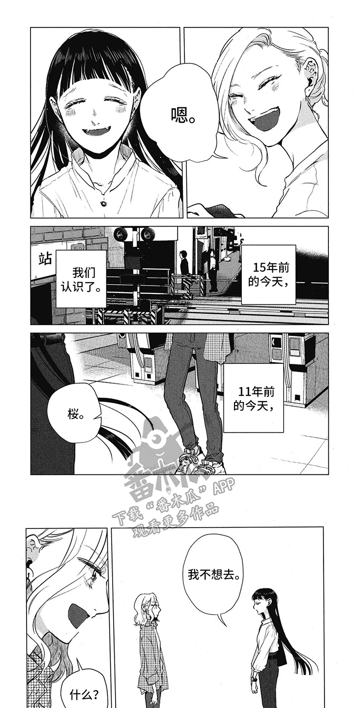 樱花盛开的季节视频漫画,第10章：全都记得1图