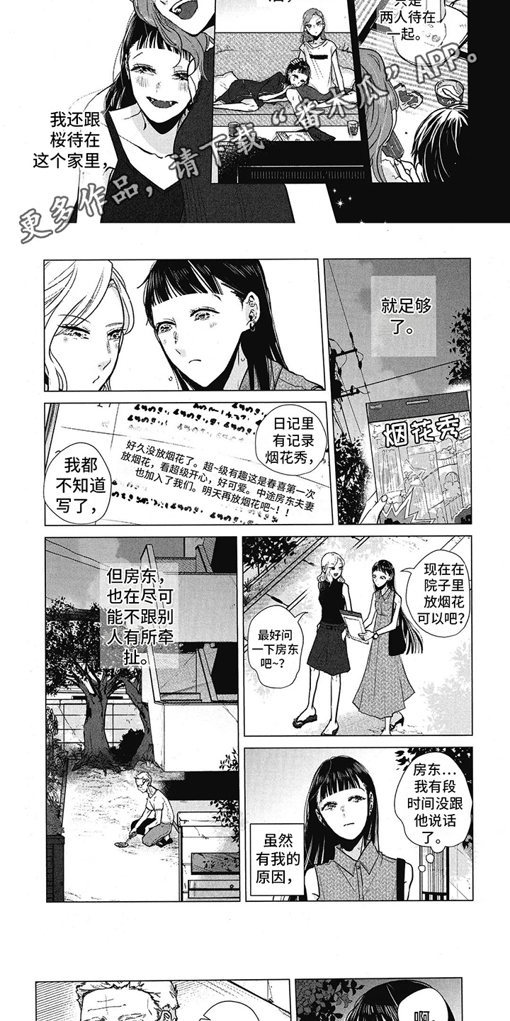 樱花校园的房间漫画,第20章：烟花秀1图