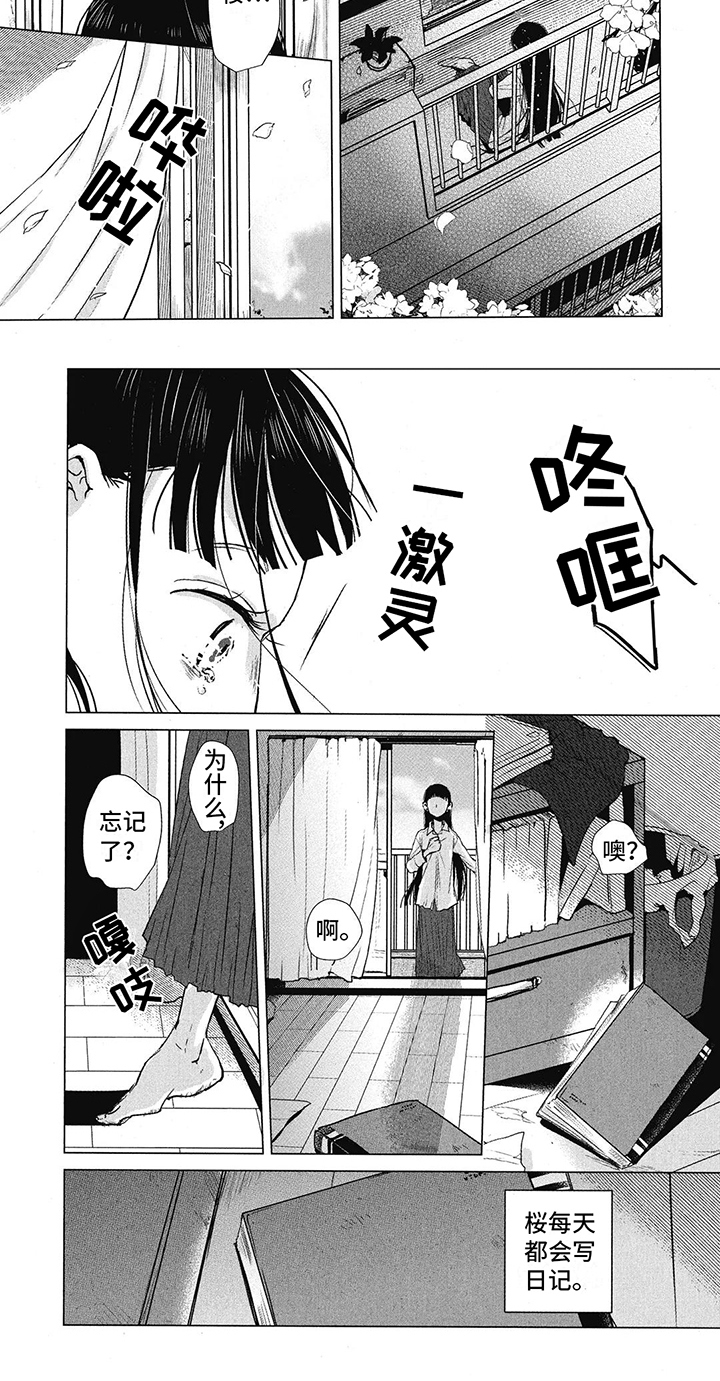 樱花盛开美景如画漫画,第4章：消失了1图