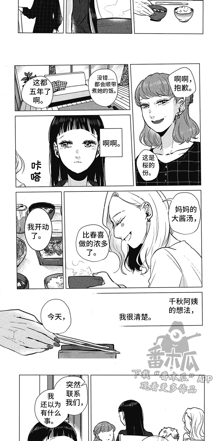 樱花盛开啦漫画,第14章：过于不同1图