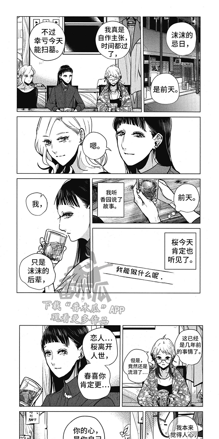 樱花盛开的语言漫画,第26章：前老板1图