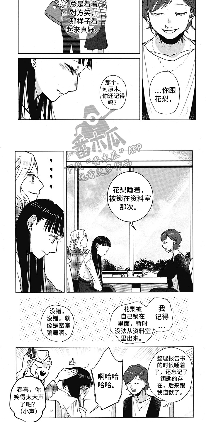 樱花校园房间装饰漫画,第12章：触景生情1图