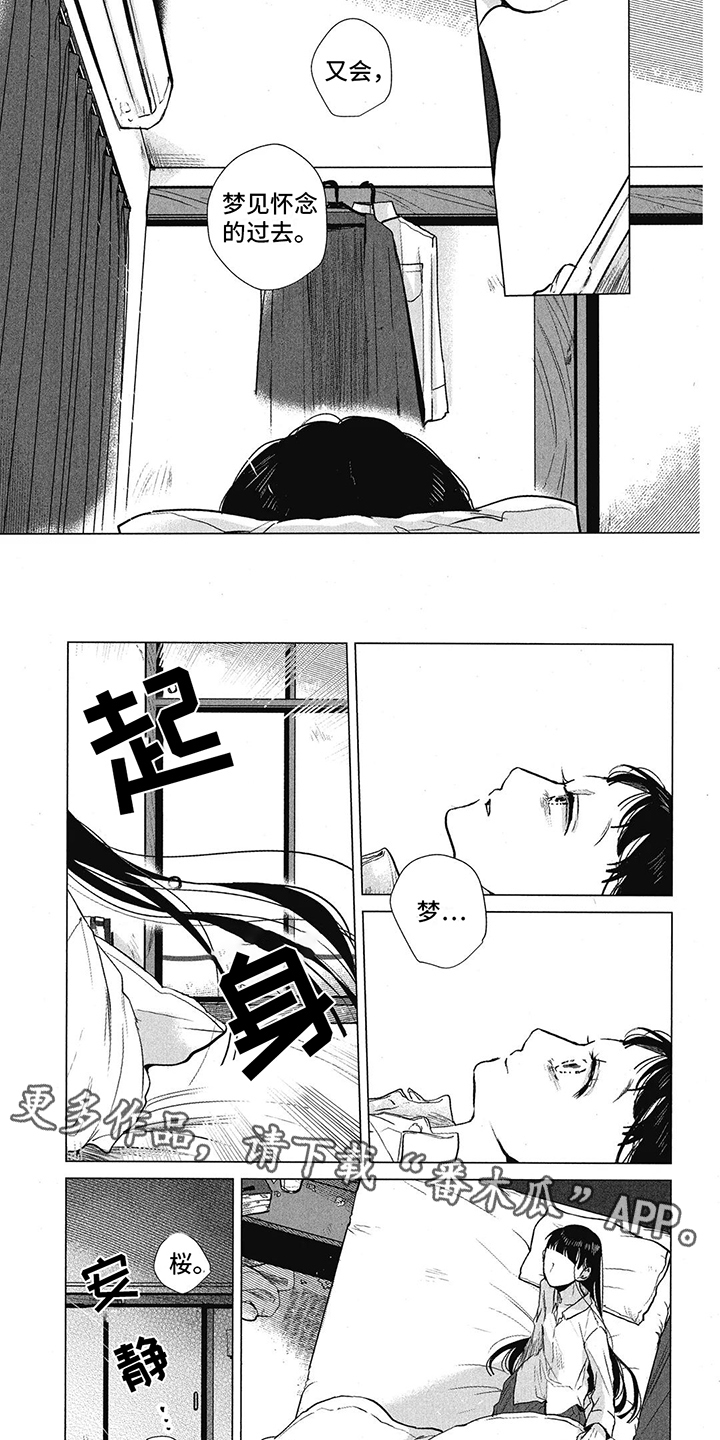 樱花盛开的房间漫画,第6章：梦见过去2图