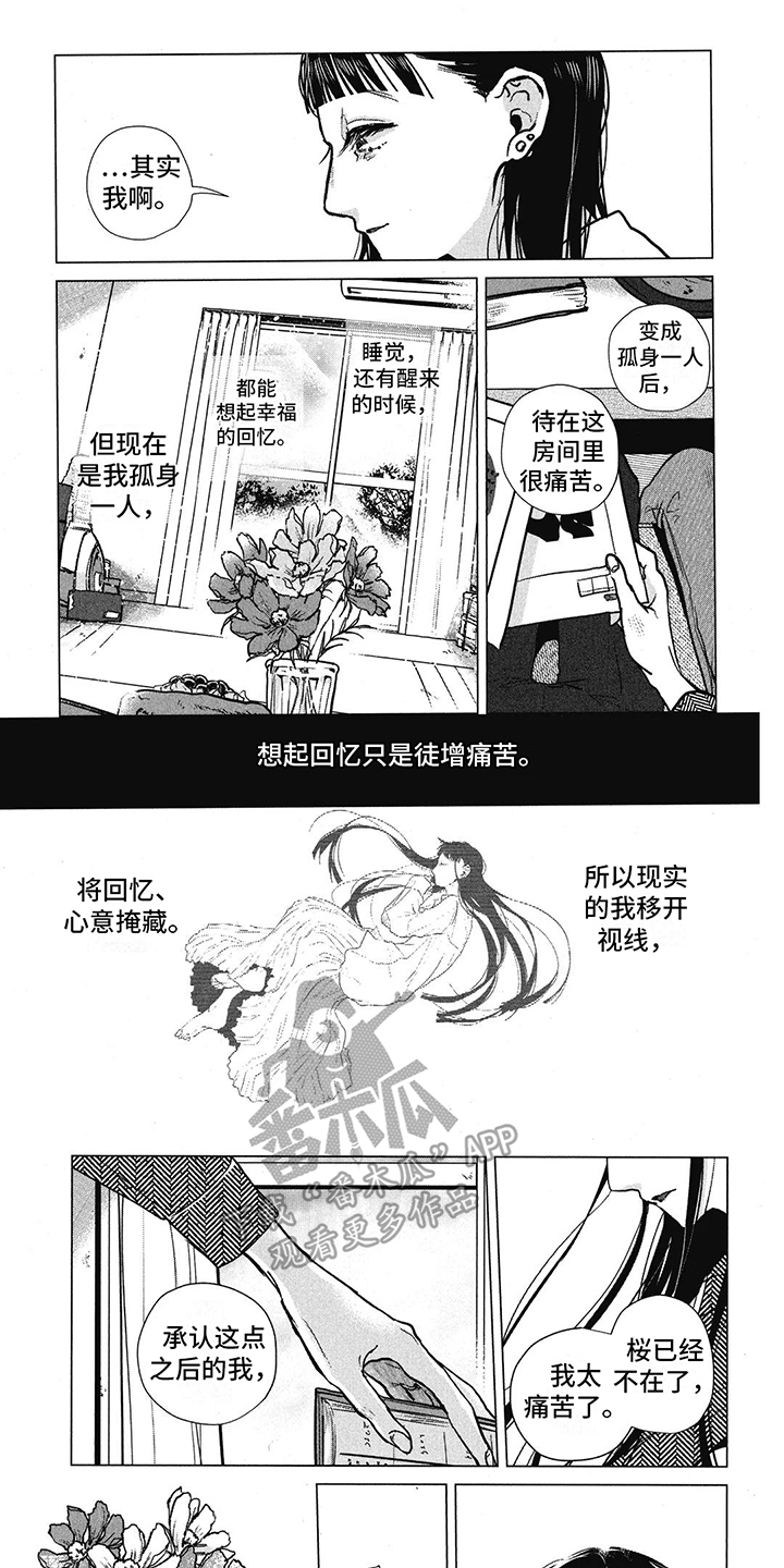 樱花盛开的庭院漫画,第24章：不是结局1图