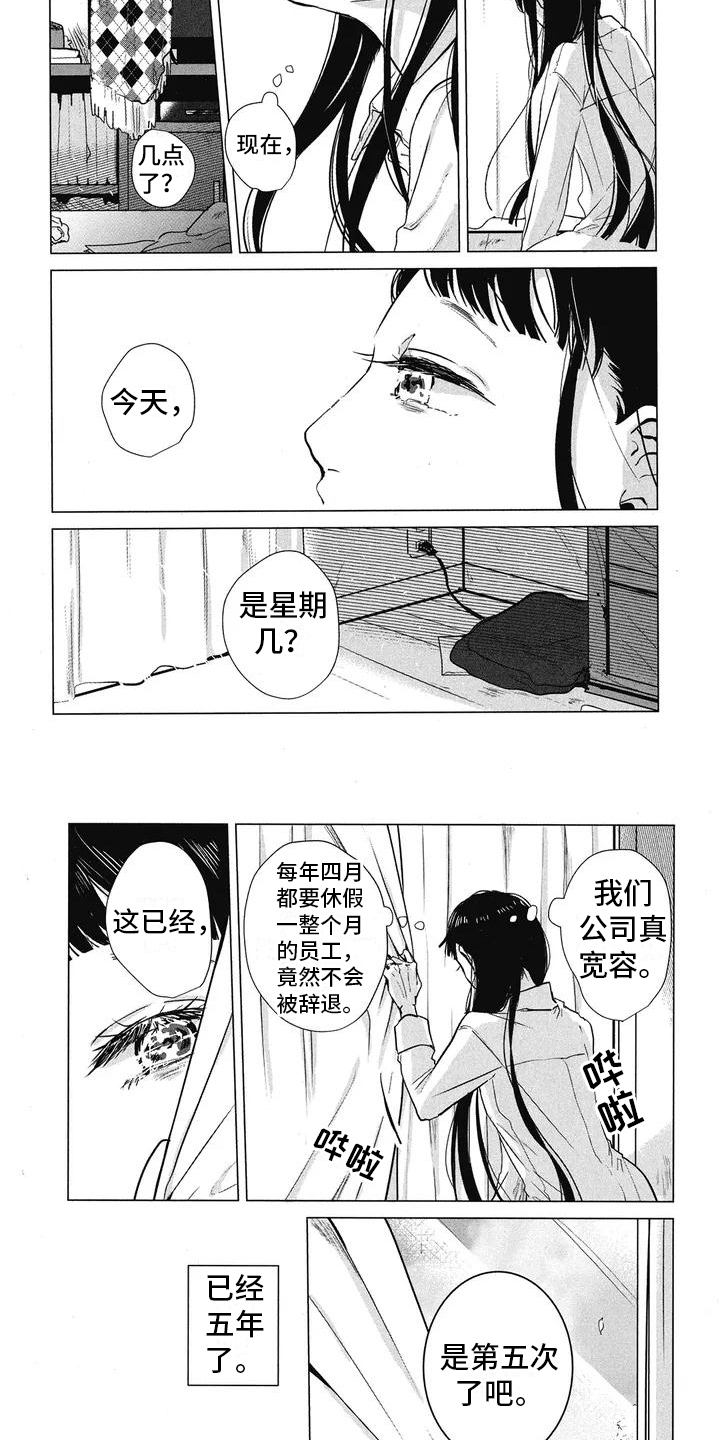 樱花盛开的月份漫画,第1章：悲情电影2图