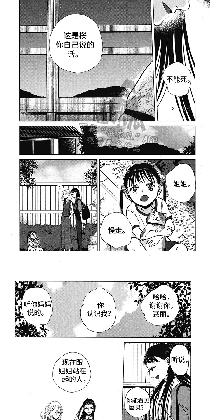 樱花盛开的季节漫画,第19章：没有幽灵2图