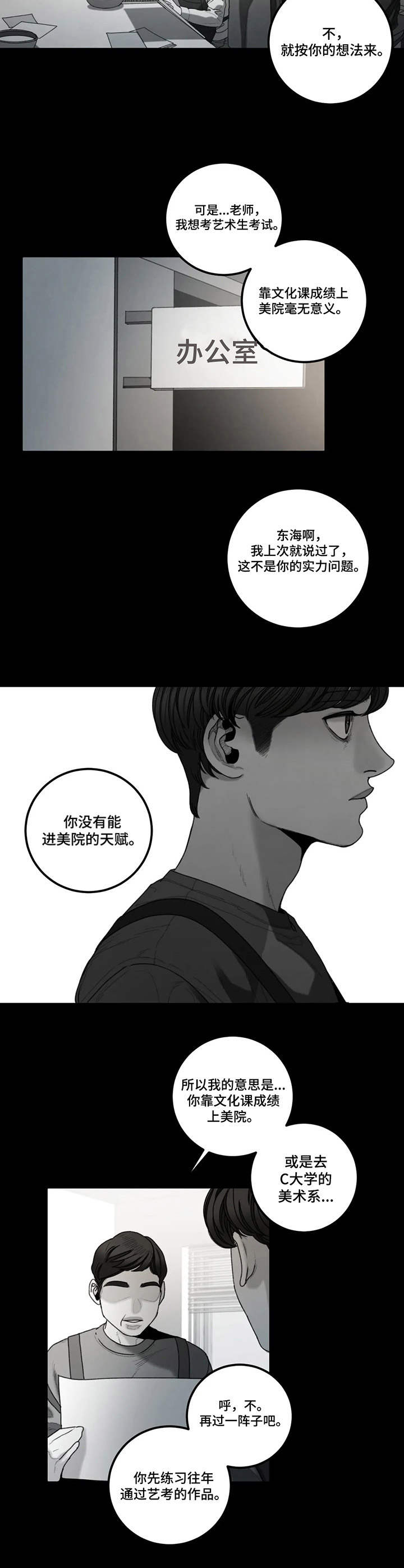 美学暗讽漫画,第20章：何去何从2图