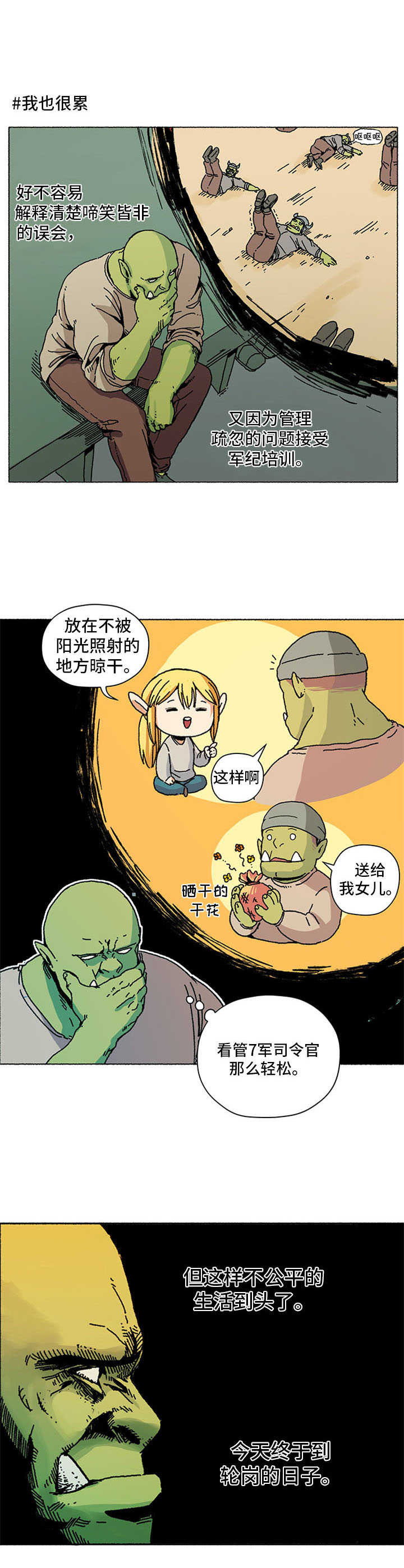 被俘虏的俄军军官漫画,第3章：头疼1图