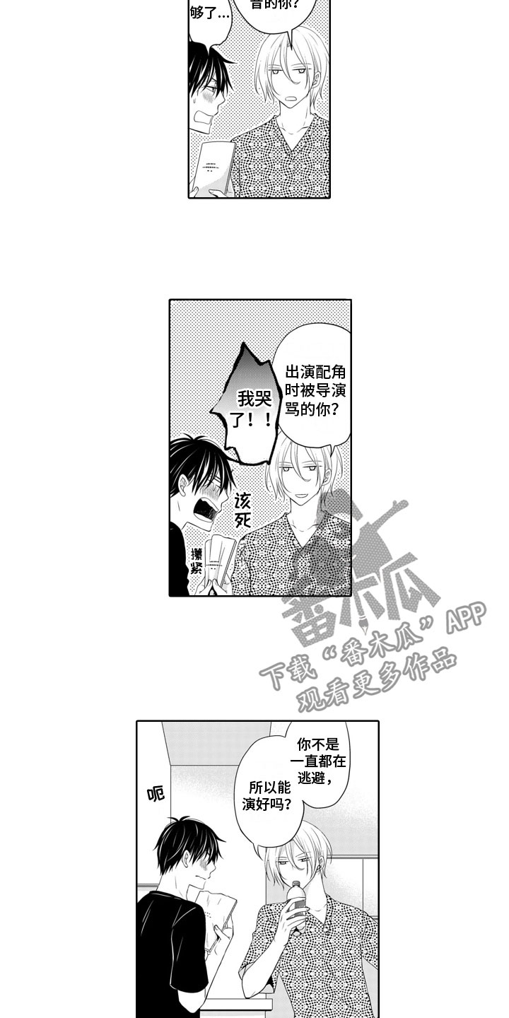 与偶像恋爱的小说漫画,第6章：好消息1图