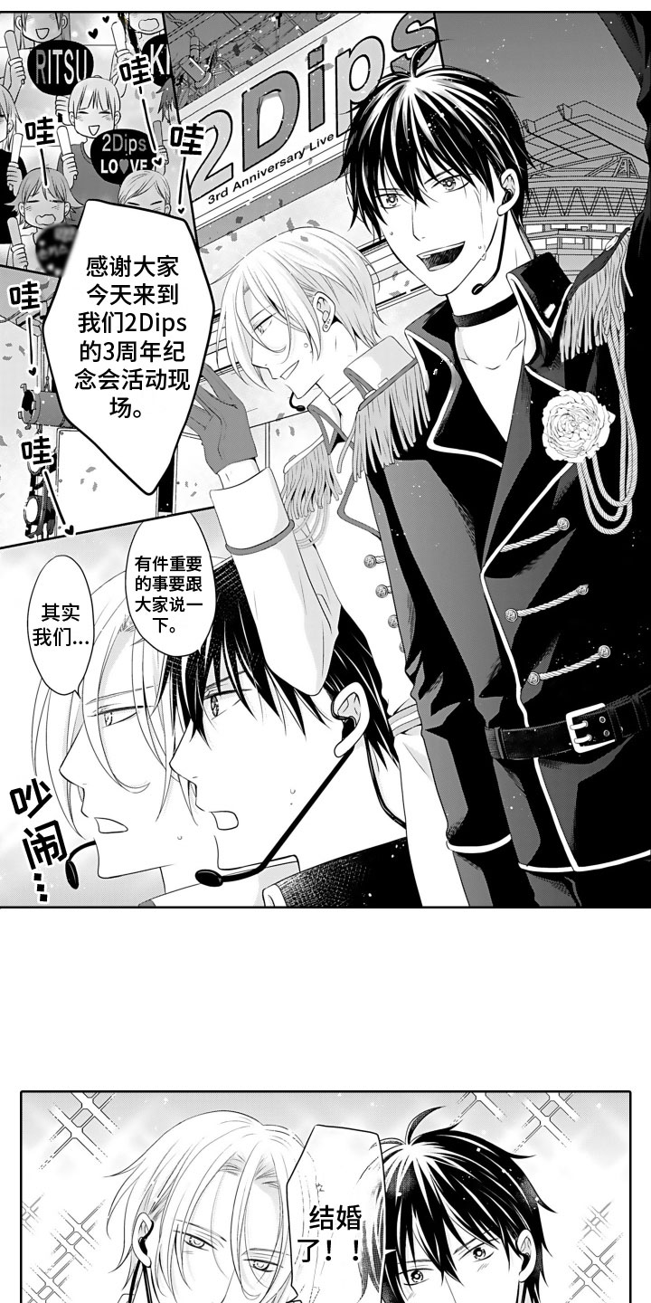 与偶像结婚漫画,第1章：商业结婚1图