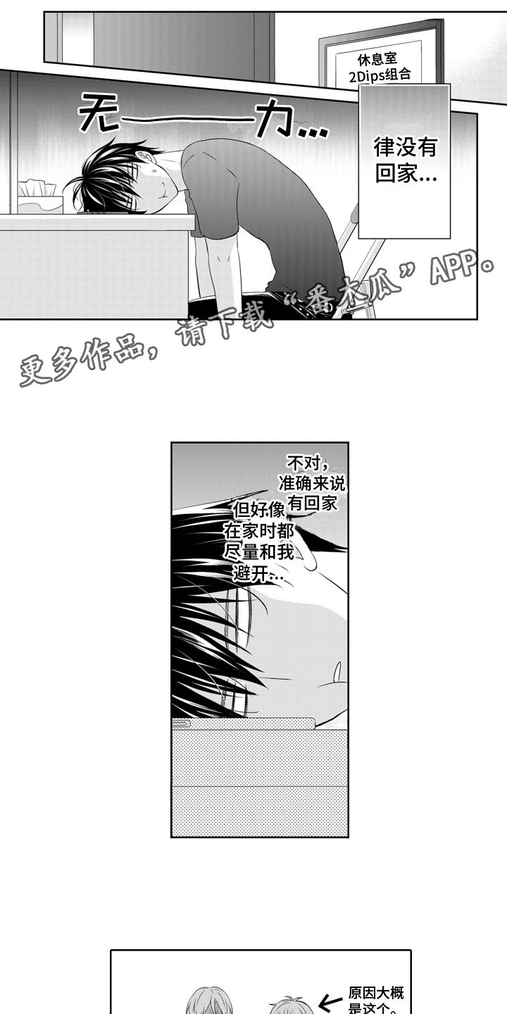 与偶像合影bgm漫画,第15章：疏远1图