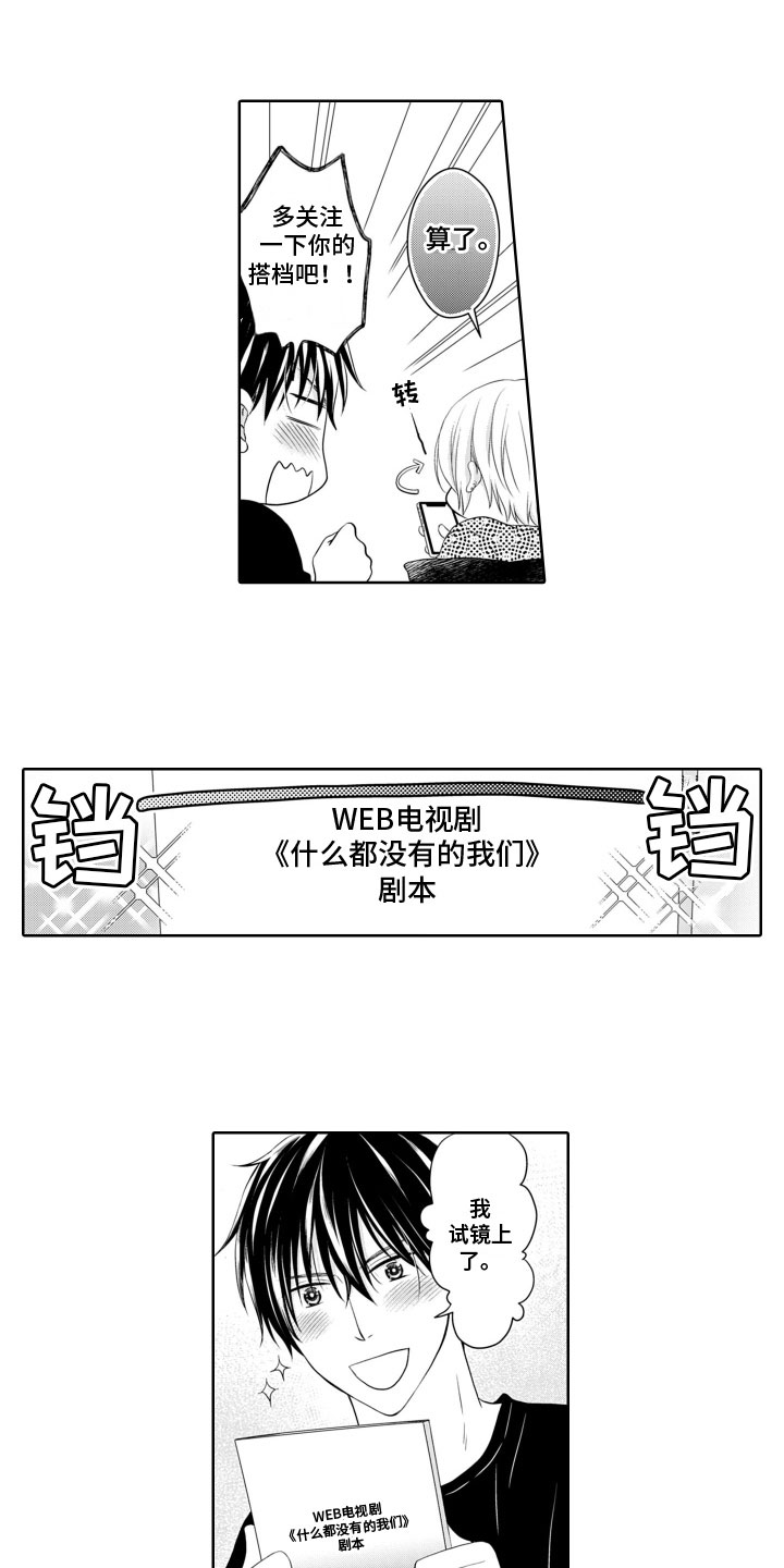 与偶像同一天生日怎么配文漫画,第6章：好消息1图