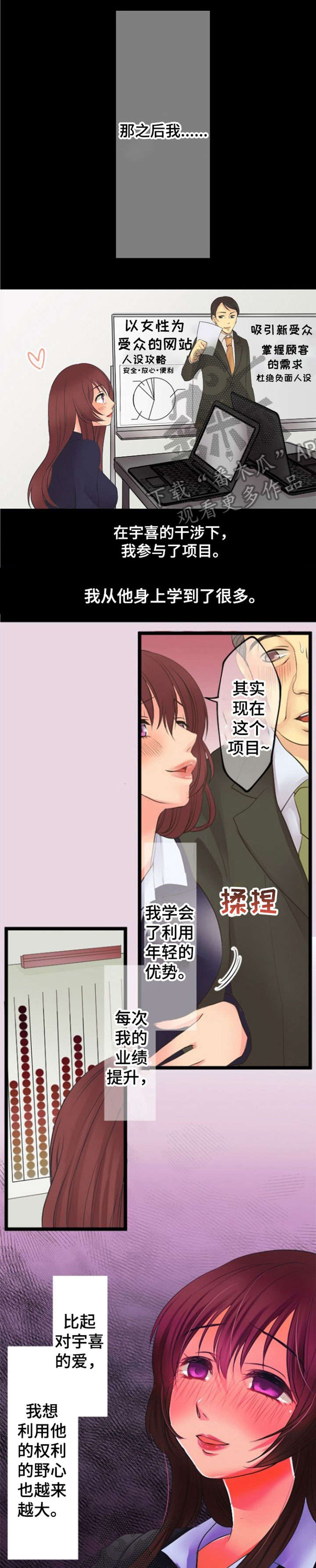 孤独的人晚上最害怕有灯光下一句漫画,第15章：爱慕2图