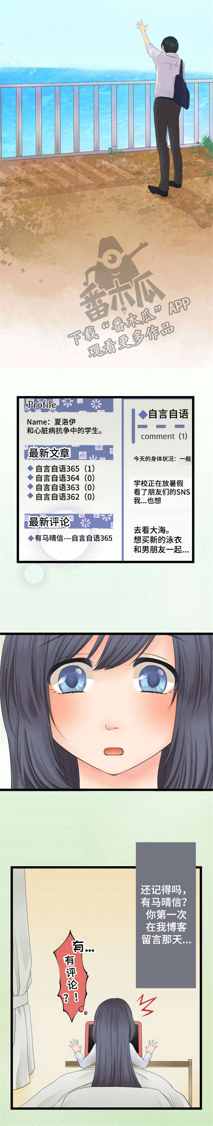 孤独的人头像漫画,第24章：约定1图