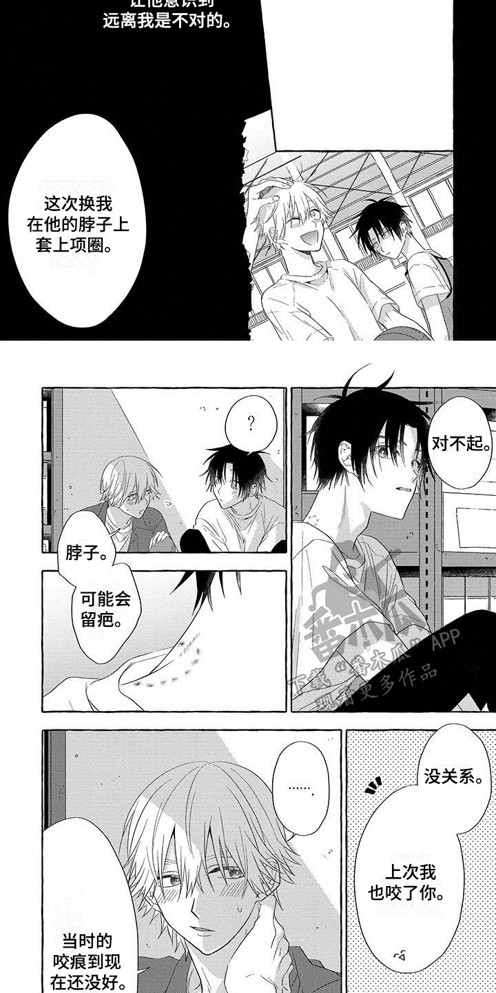 主人和狗狗玩耍狗输不起生气了漫画,第16章：项圈【完结】2图