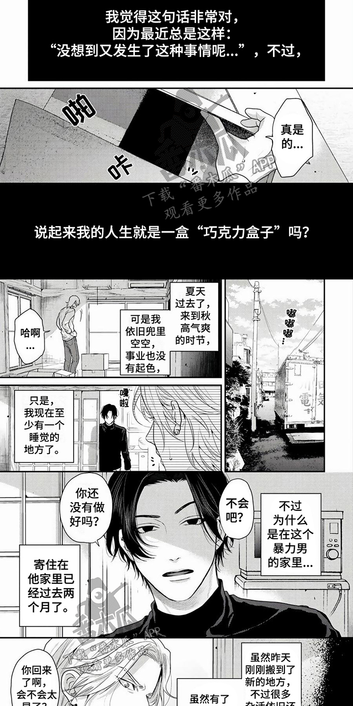 无家可归的我在哪里才是我的家漫画,第5章：拍摄2图