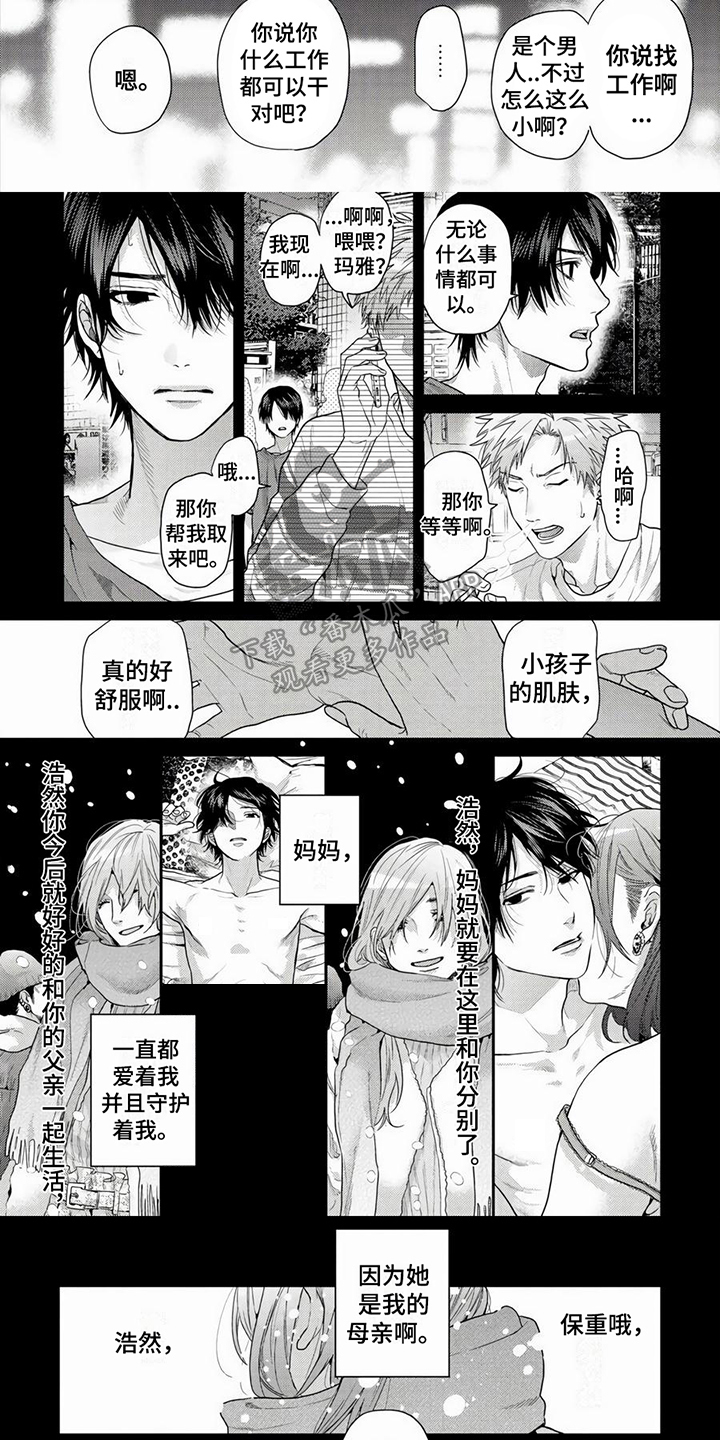 无家可归的伤感句子漫画,第18章：生存1图