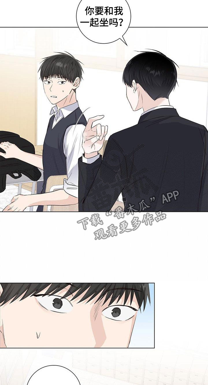 耀眼的光环漫画,第71章：【番外】第一次对话1图