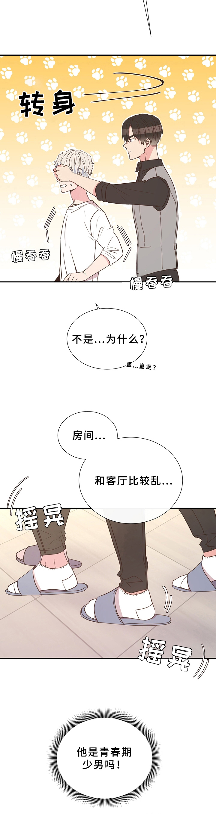 美妙初恋漫画下拉式漫画,第24章：迟钝1图