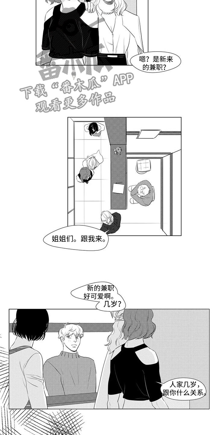 心灵美萝卜怎样凉拌好吃漫画,第28章：兼职时间1图