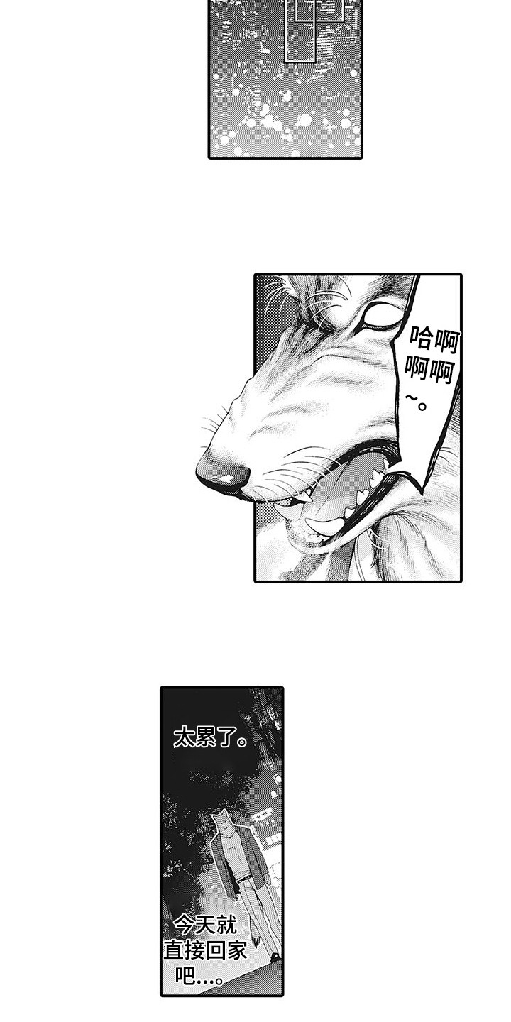 毛绒绒男友漫画,第4章：巧遇1图