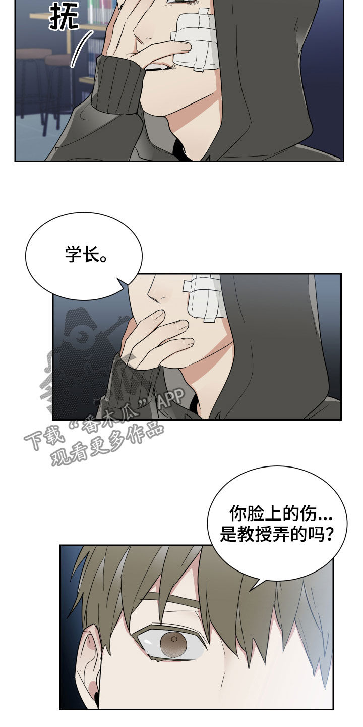 办公室秘书动漫漫画,第14章：鼻青脸肿2图