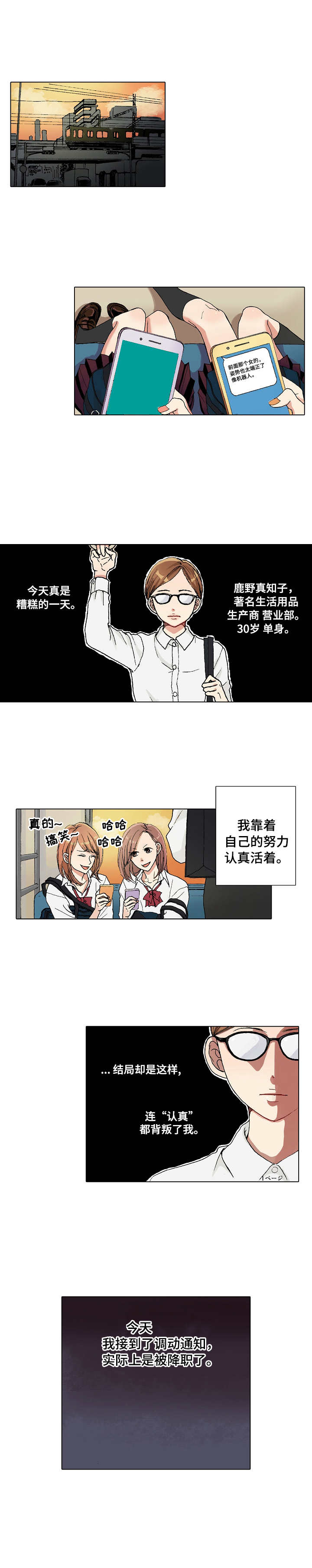 距离为零漫画,第1章：调职1图