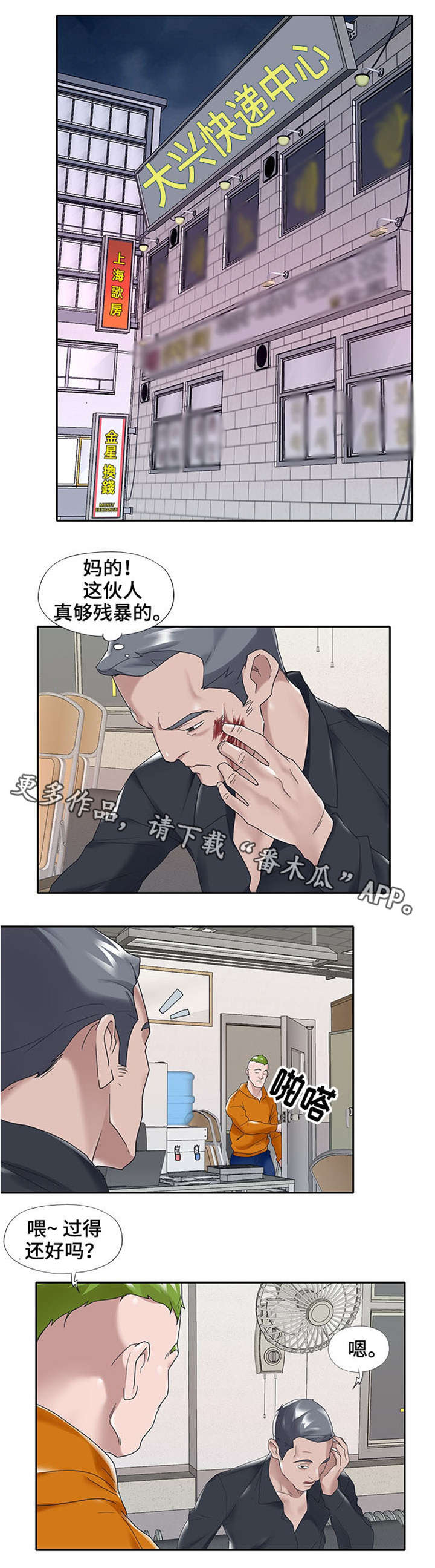 另类保安漫画,第23章：离开1图