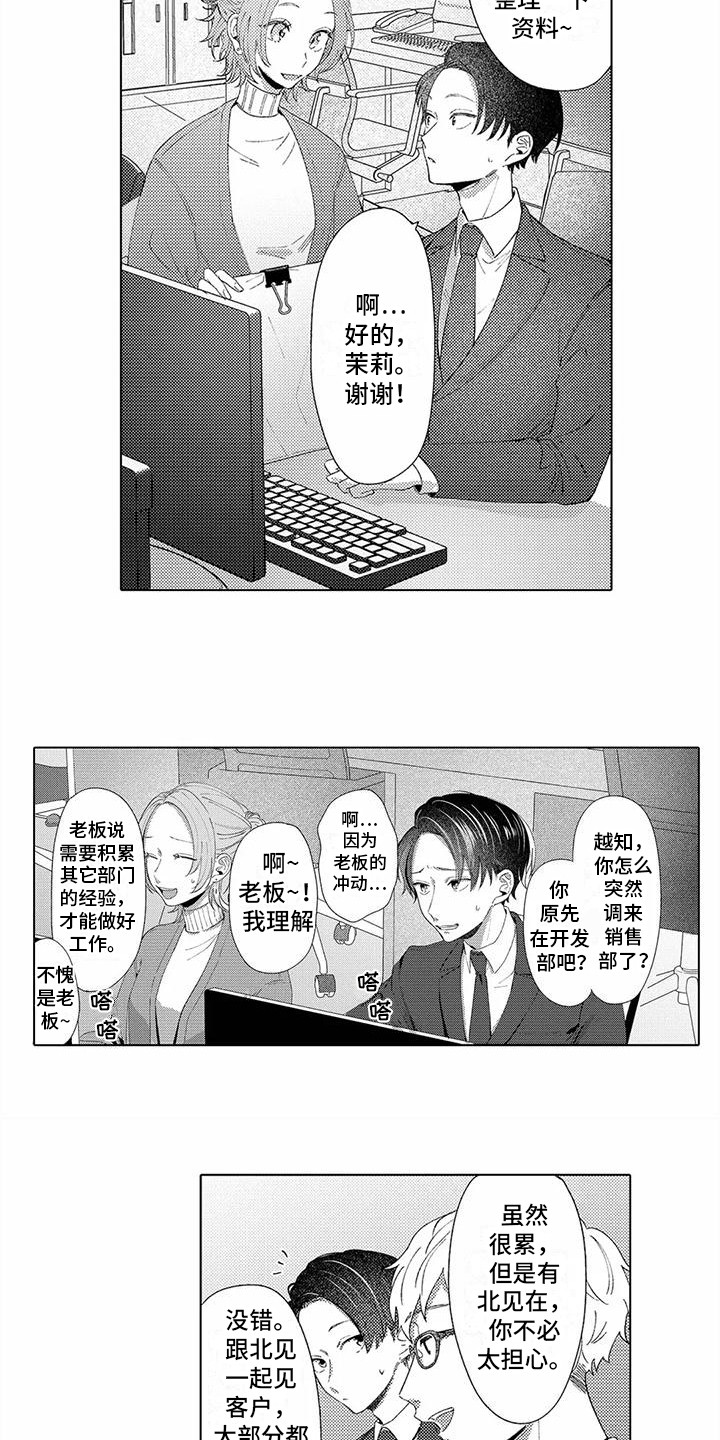 爱出汗很热的男生漫画,第5章：解围1图