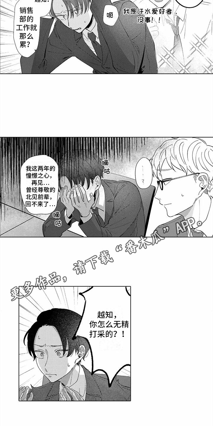 爱出汗很热的男生漫画,第5章：解围1图