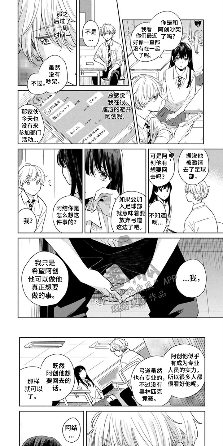 离弦之箭永不回头漫画,第15章：纠结 1图