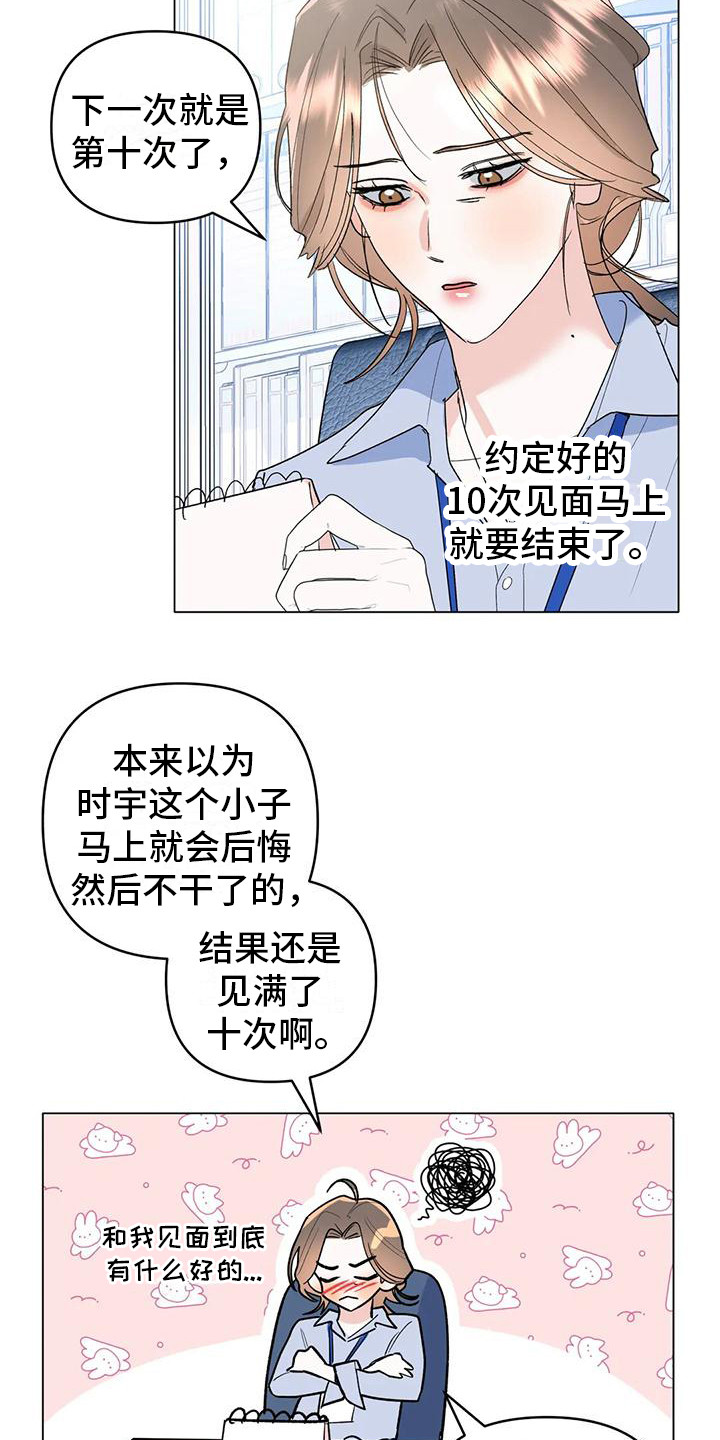 10次约会漫画,第10章：很碍眼2图