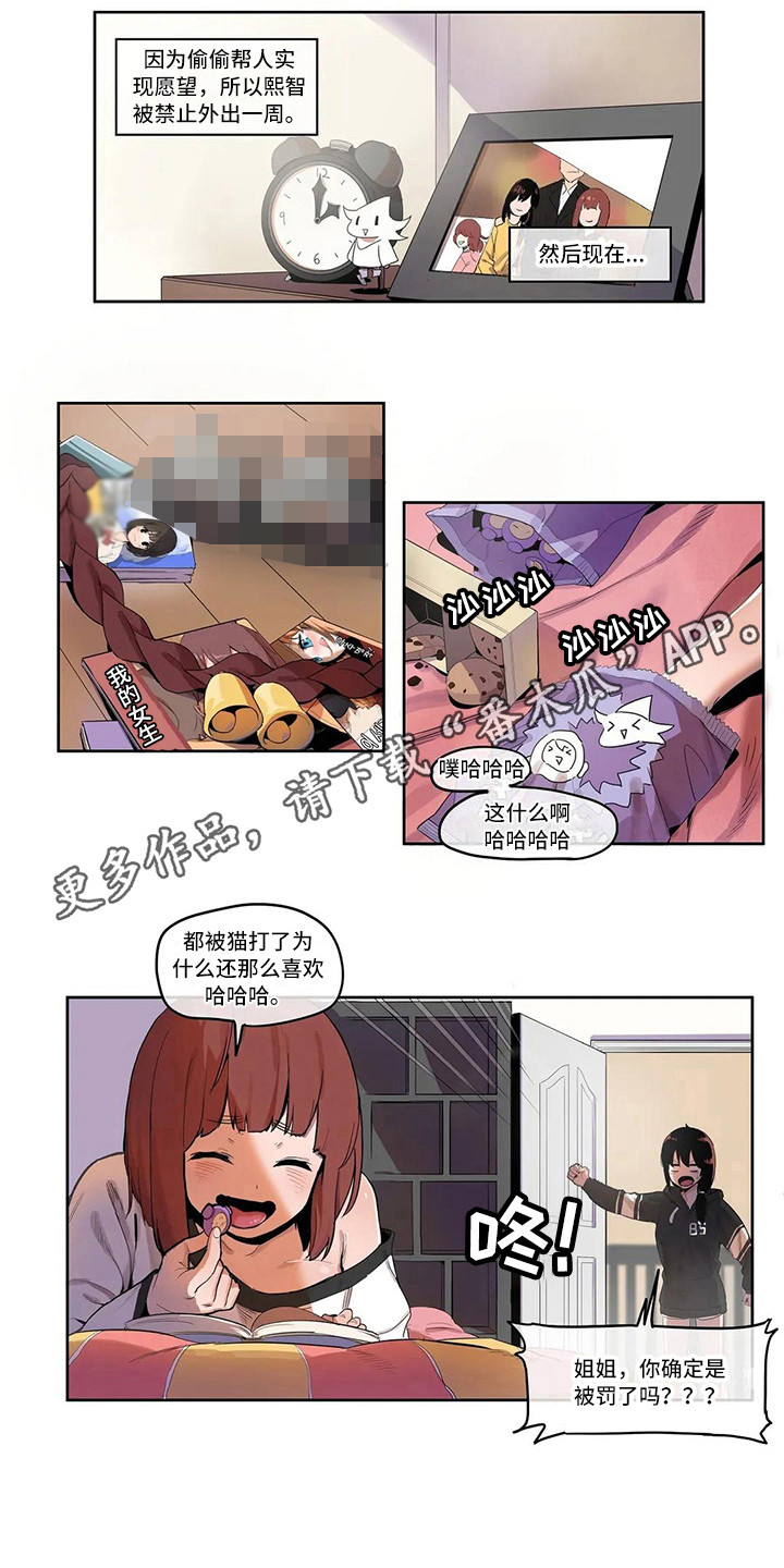 许愿神女漫画,第7章：关禁闭1图