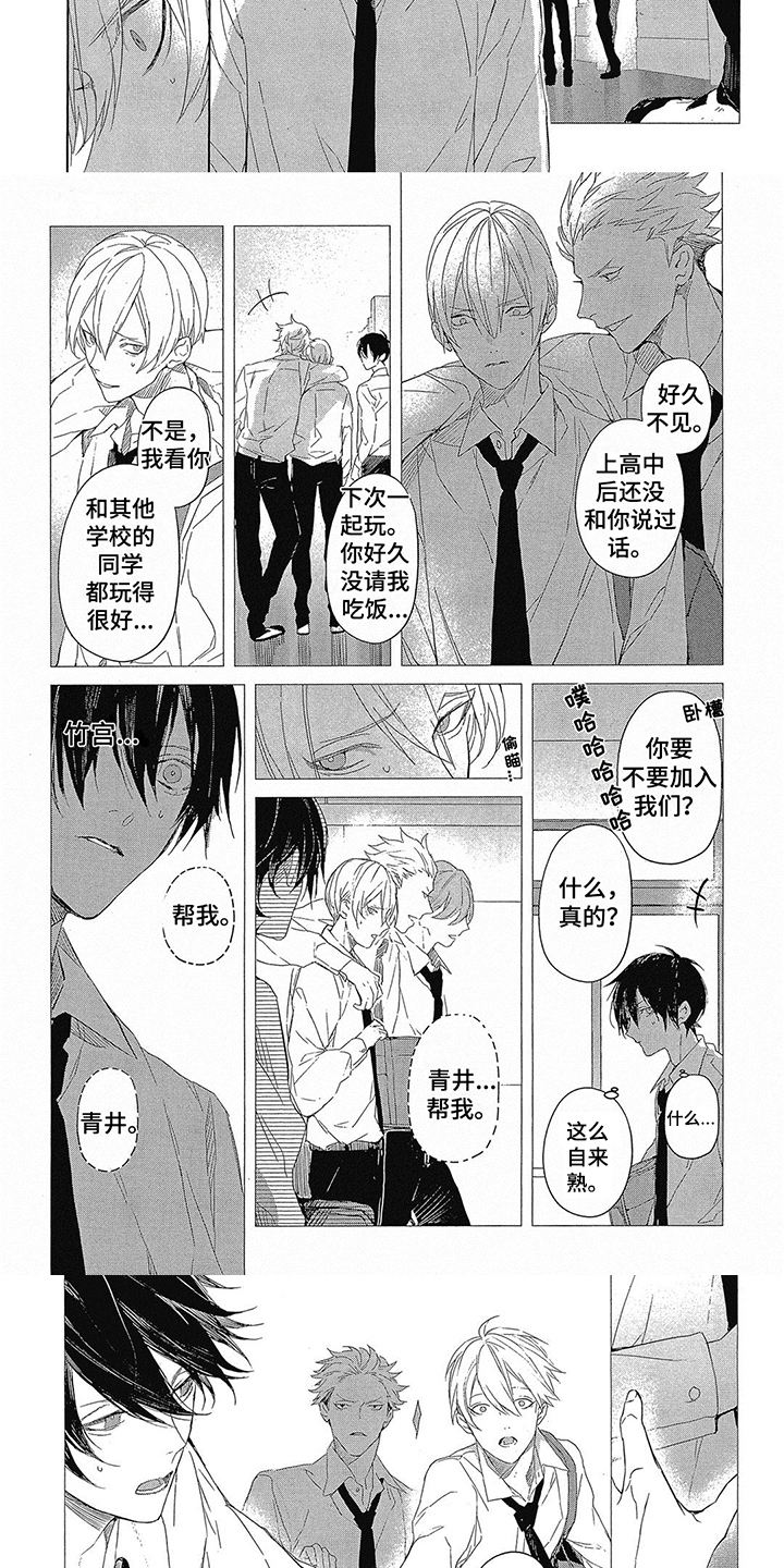 蓝香漫画,第3章：霸凌1图