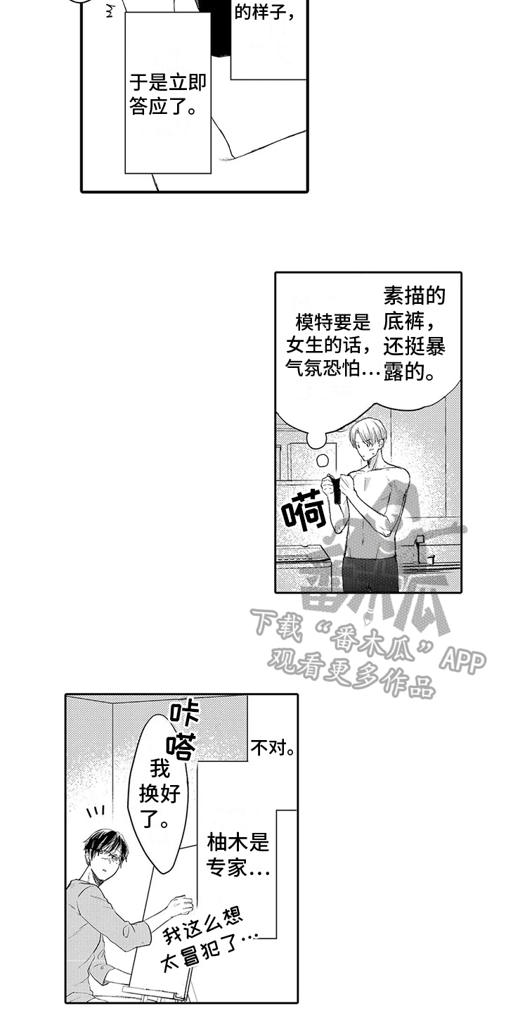 心灵的落脚点什么意思漫画,第5章：模特兼职1图