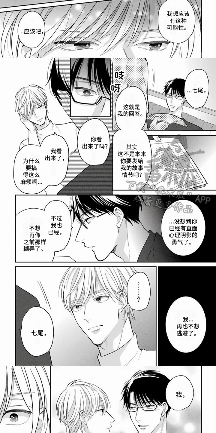 作家的负责人漫画,第13章：表白1图