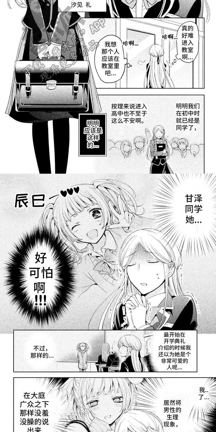 自我认知怎么写漫画,第10章：接触2图