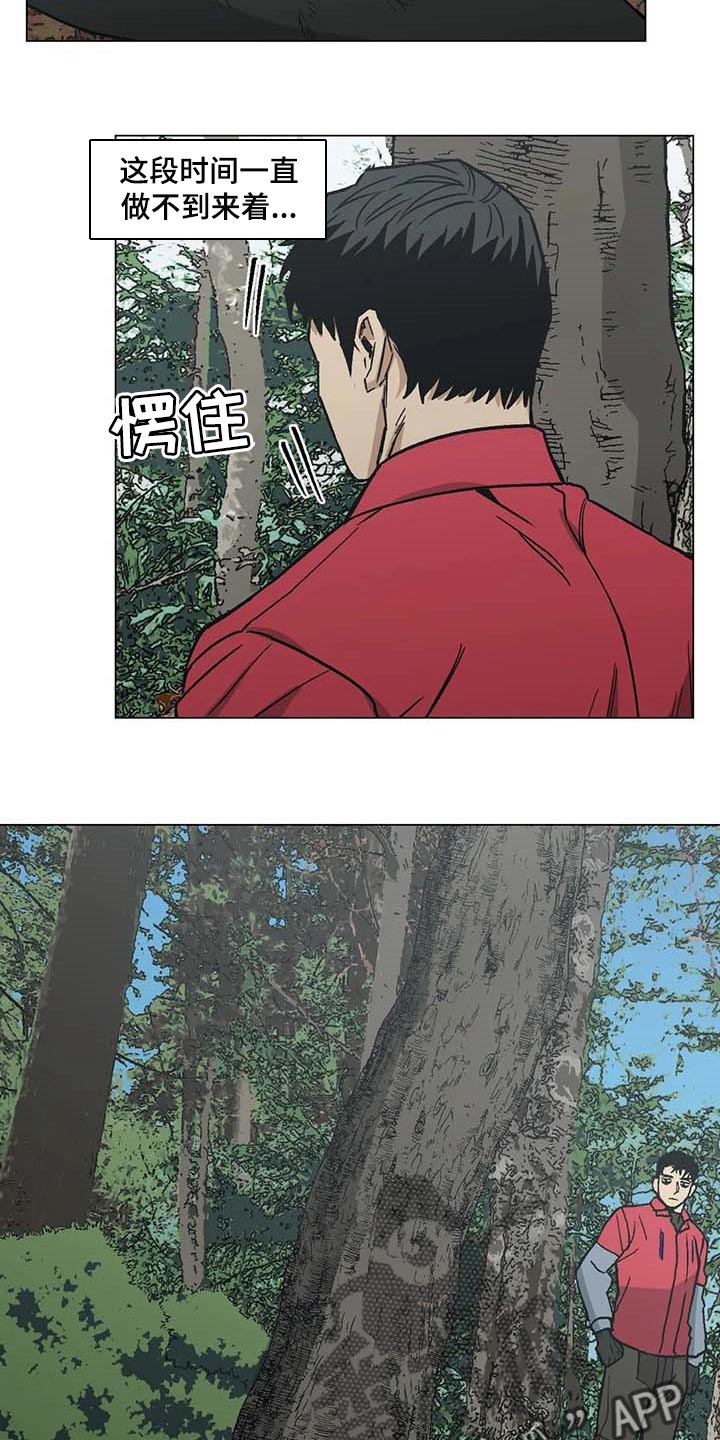 杀手暖心的句子漫画,第36章：野猪的痕迹1图