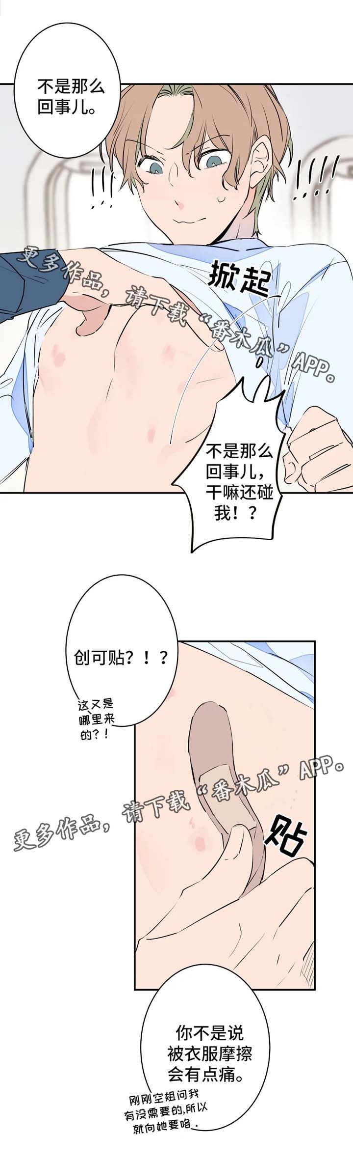 结婚合约漫画,第35章：创可贴2图