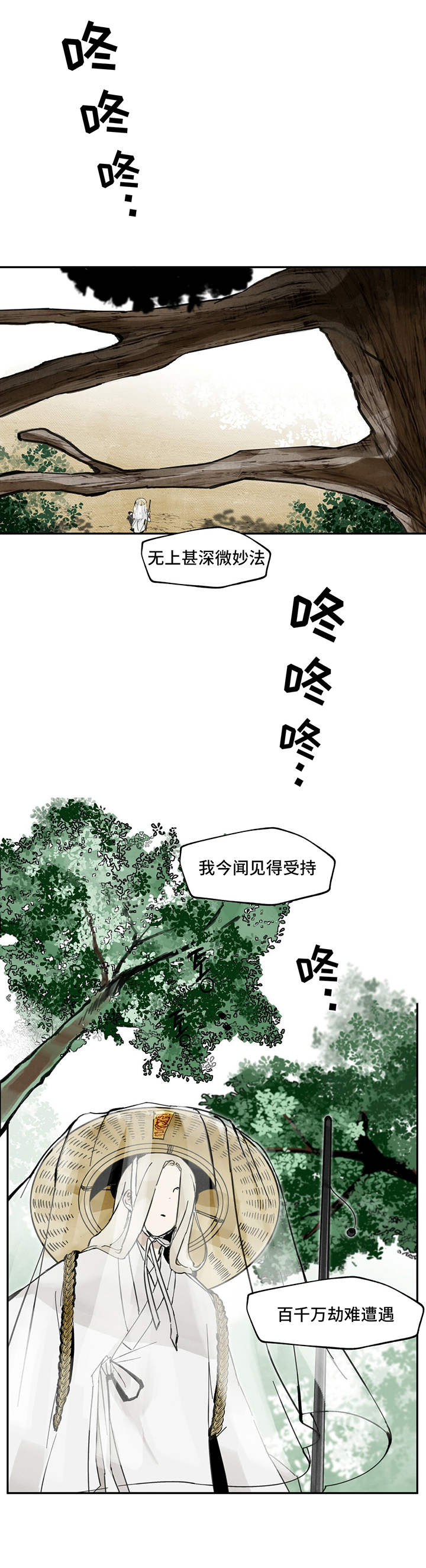 山隐之焰奥恩是辅助吗漫画,第12章：山野林间1图