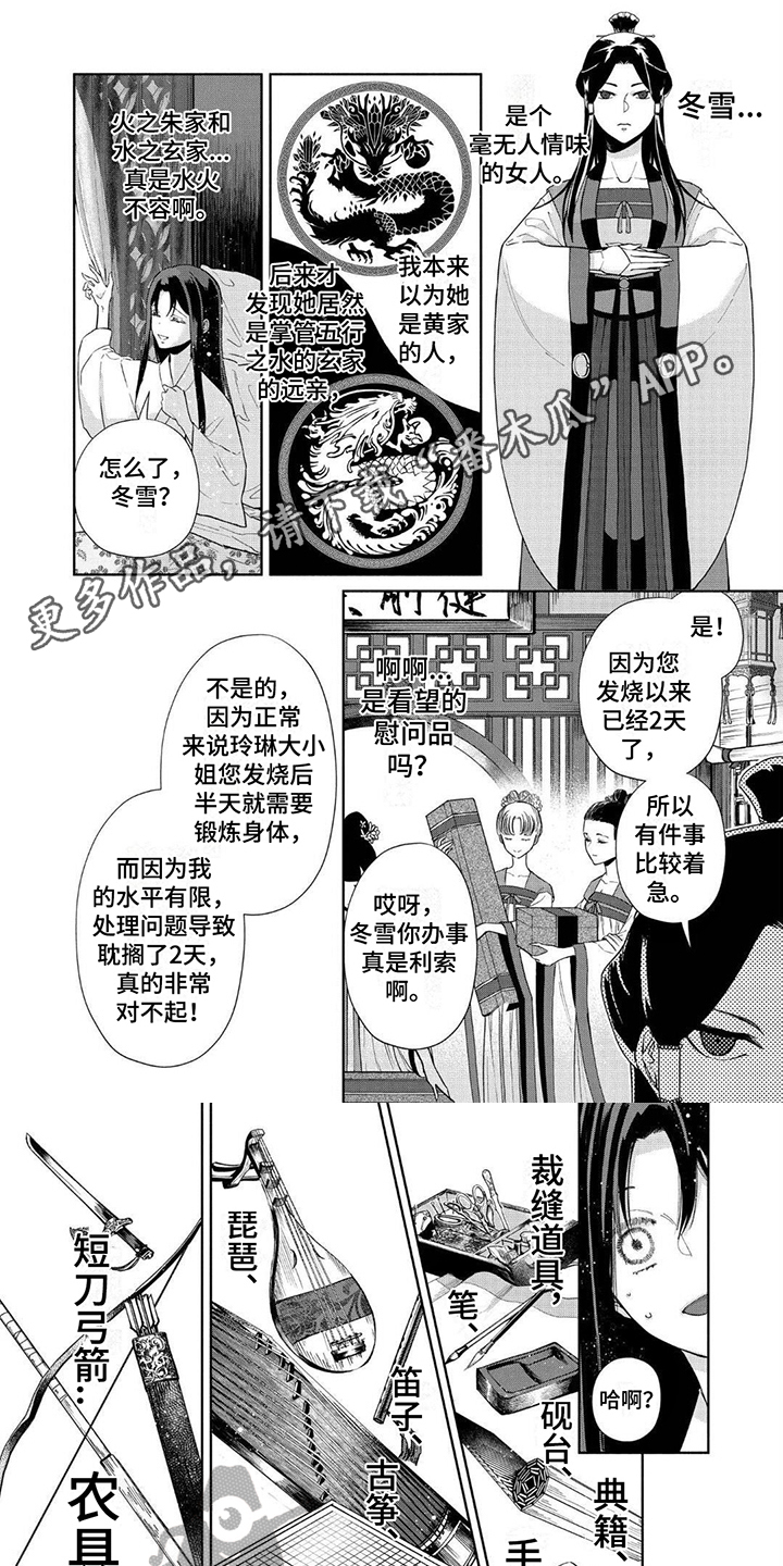 雏的同音字漫画,第15章：锻炼身体1图