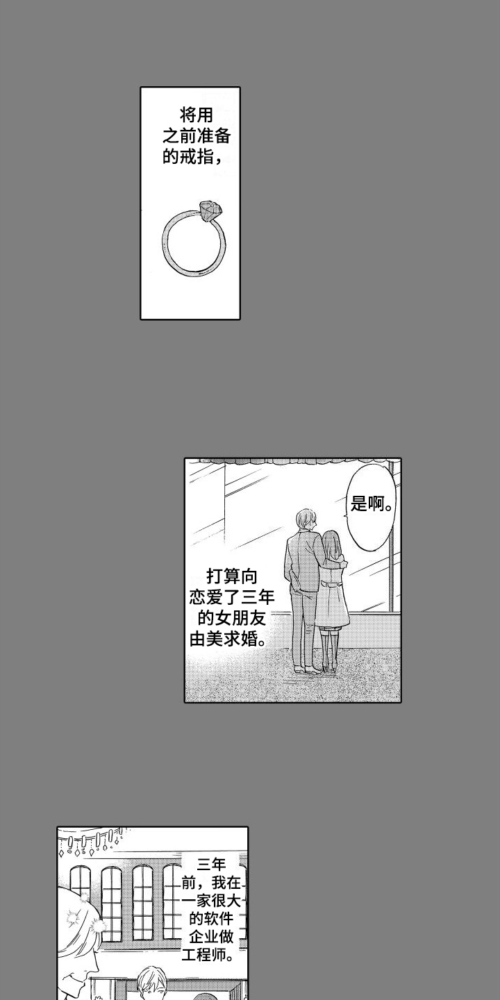 我如此如此的爱你歌词漫画,第1章：幸福的男人1图
