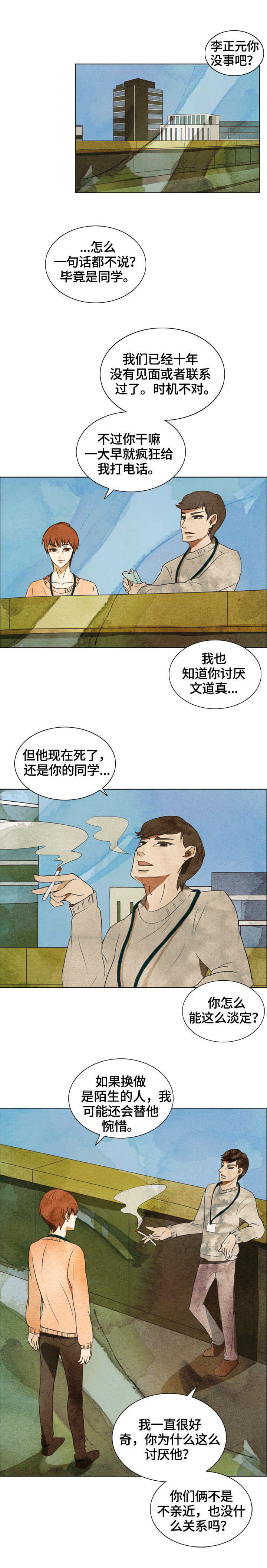 三花一岛鱼价格漫画,第1章：死讯1图