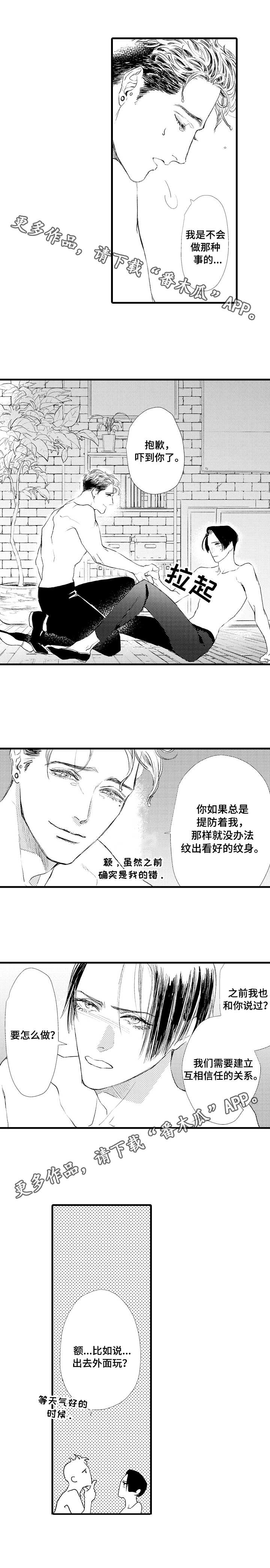 完美的爱漫画,第7章：画展2图