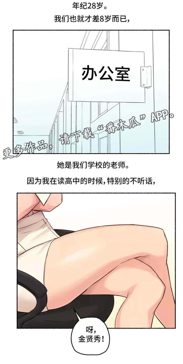 奇异果图片漫画,第16章：老师1图