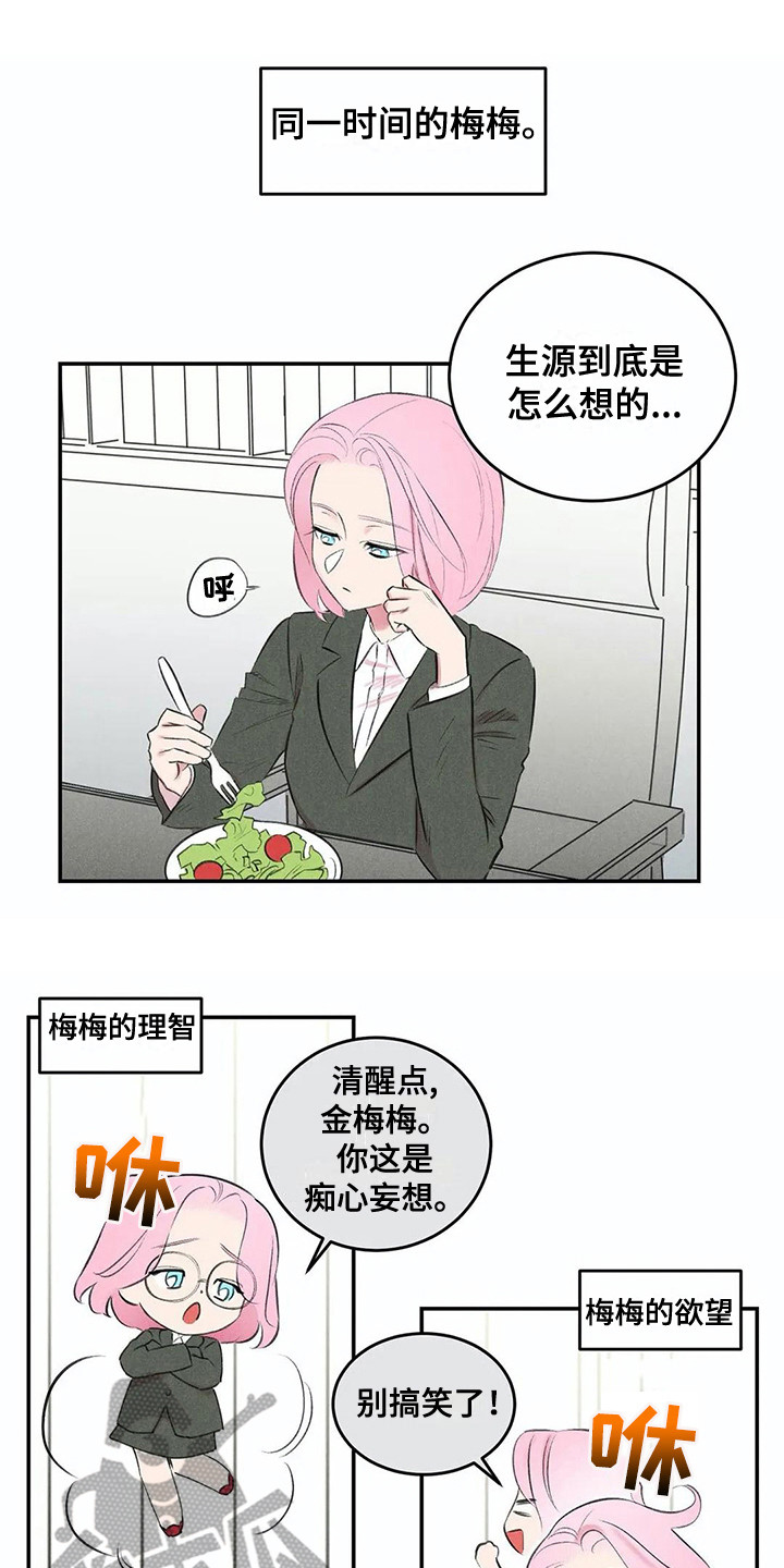 发掘本性漫画,第12章：胡思乱想1图