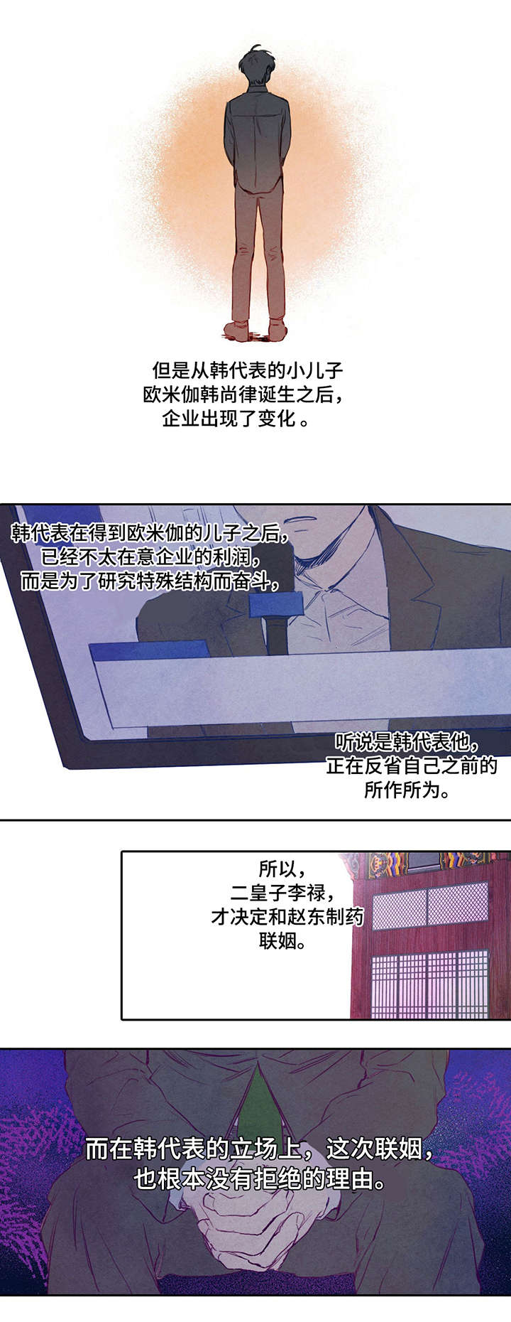 柳树下的浪漫漫画,第1章：联姻2图