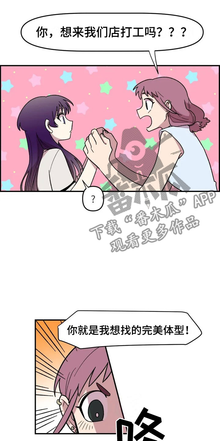雨后少女漫画,第11章：模特1图