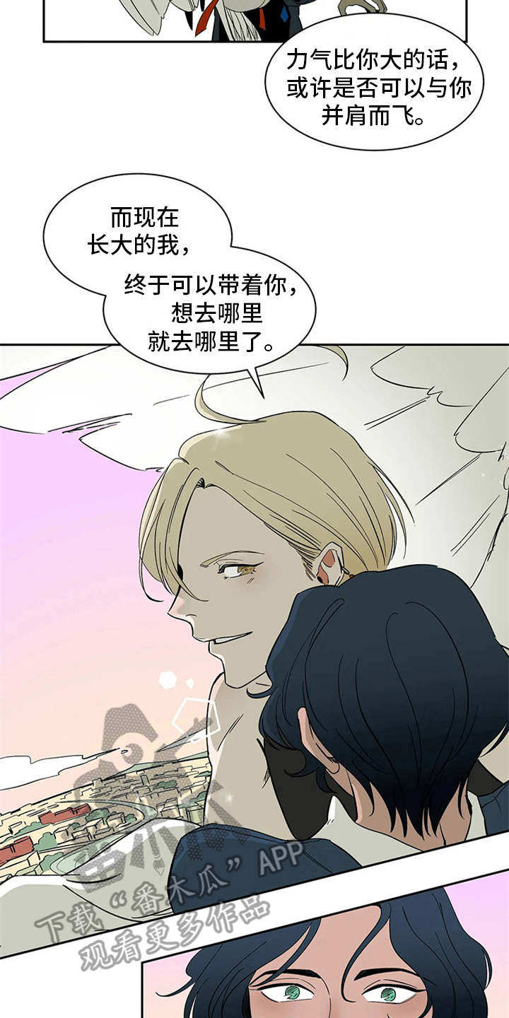 天神的装备怎么配漫画,第16章：自由翱翔1图