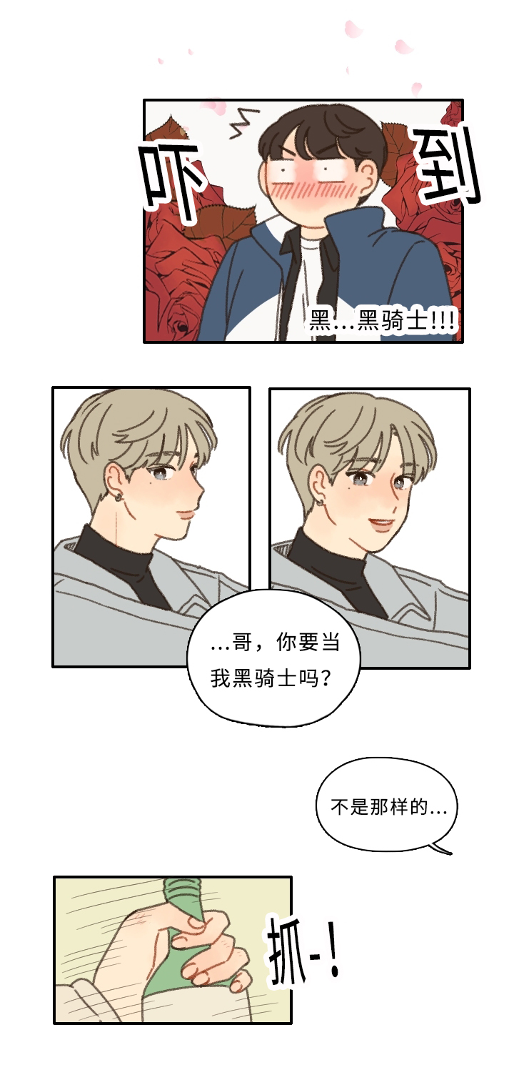歌曲《勿忘你》漫画,第4章：黑骑士1图